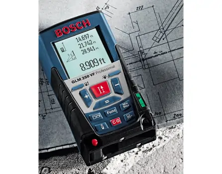 ლაზერული მანძილის საზომი BOSCH GLM 250m VF Professional Rangefinder, 5 image