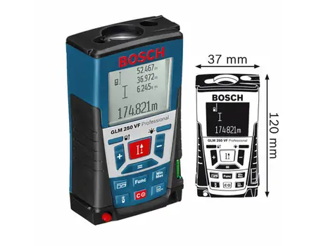 ლაზერული მანძილის საზომი BOSCH GLM 250m VF Professional Rangefinder