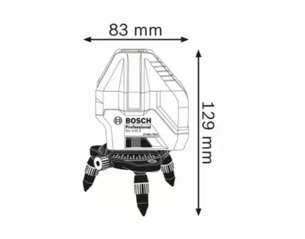 ლაზერული საზომი BOSCH GLL 3-15 X, 5 image