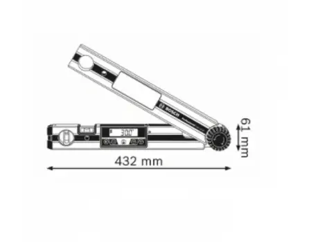 კუთხის საზომი/თარაზო BOSCH GAM 220, 2 image