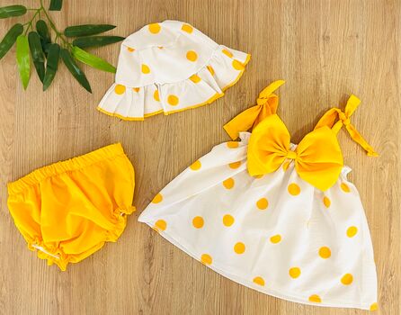 Strawberry Baby ახალშობილის ტანსაცმლის ნაკრები JIKKO 3303 Yellow