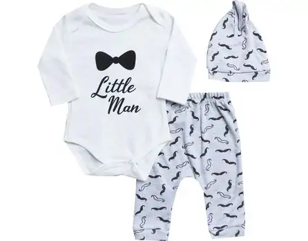 Little Man 3in1 Set ახალშობილის ტანსაცმლის ნაკრები POLİFONİ 1250