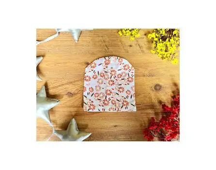 Bobix Baby Hats With Flower Print White ახალშობილის ქუდი