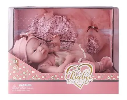 Cute Baby Doll for Girls -  საბავშვო სათამაშო სილიკონის თოჯინა