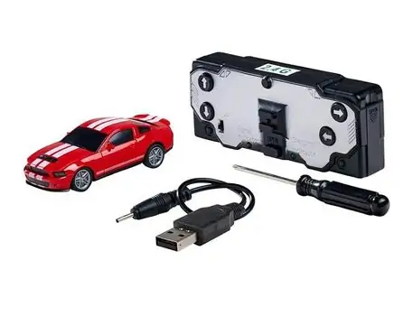 Remote Control Car Red Mustang ShelbyGT500 - სათამაშო დისტანციურად მართვადი მუსტანგის მანქანა, 5 image