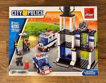 CITY POLICE CONSTRUCTOR საბავშვო კონსტრუქტორი