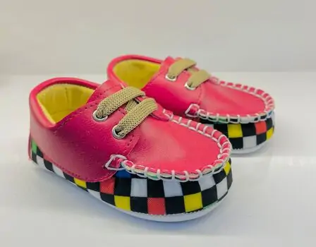 Papulin Baby Shoes 0-12 Months 3130 ჩვილის ფეხსაცმელი RED