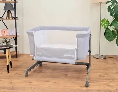 KikkaBoo Lulu Mint ახალშობილის მისადგმელი საწოლი, 3 image
