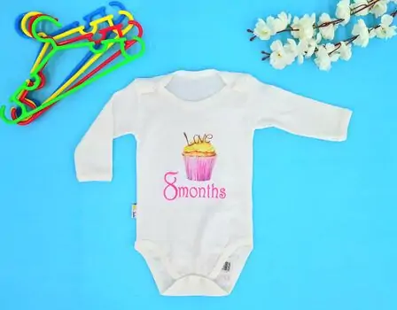 My 8th Month ATES BABY ბავშვის ბოდე 1038 muffin 8th