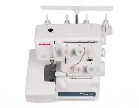 ავერლოკის მანქანა JANOME Mylock 205D, 10 image