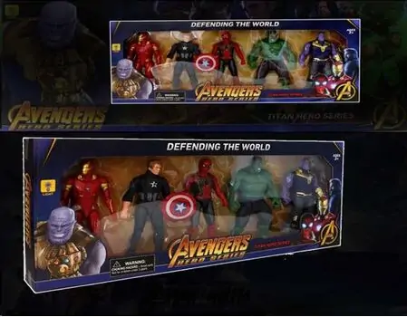 Avengers Set Hero Series Defending The World YK5990-16A MARVEL-ის სუპერ გმირების ნაკრები, 2 image