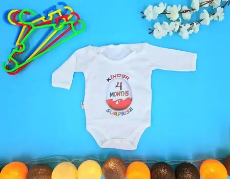 My 4th Month ATES BABY ბავშვის ბოდე 1304 Kinder 4th month