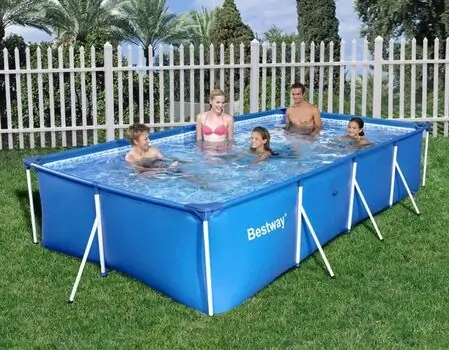 Bestway 56405 Steel Pro Rectangle Above Ground Pool Set-კარკასული აუზი