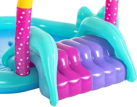 Bestway 53097-Magical Unicorn Carriage Play Center გასართობი ცენტრი, 8 image