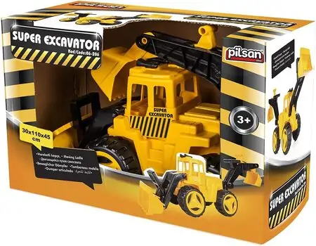 Pilsan 06 206 Super Excavator - სათამაშო ექსკავატორი