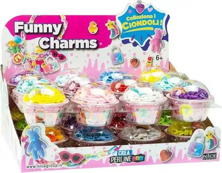 Perline ABC Funny Charms Suprise - საბავშვო სამკაული, 2 image