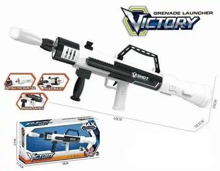 Grenade Launcher Victory Soft Bullet Gun - სათამაშო თოფი, 2 image