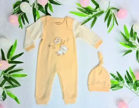 Baby Romper 26-512 Maibella Beige საბავშვო რომპერი