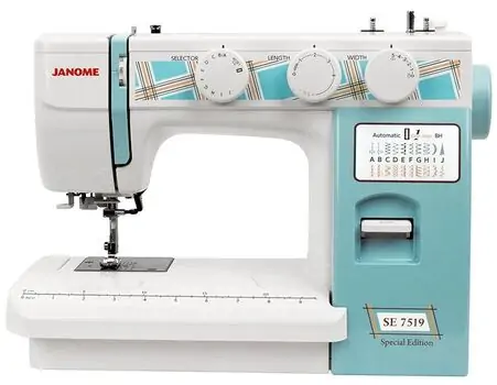საკერავი მანქანა JANOME SE 7519 Special Edition