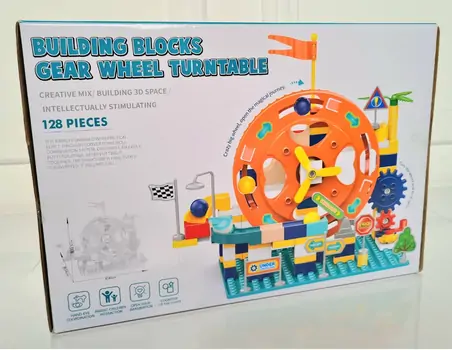 building blocks gear wheel turntable 222-B98 საბავშვო კონსტრუქტორი