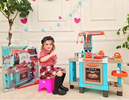 Kids Chef Set Blue - სათამაშო სამზარეულო, 2 image