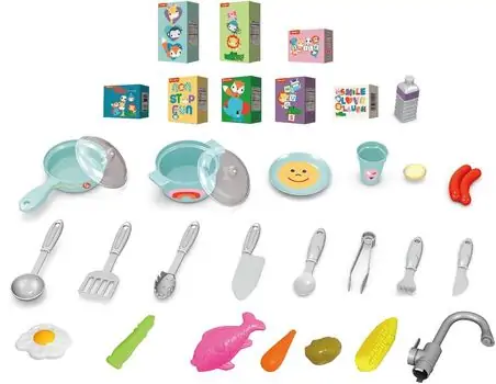 Fisher Price Large Kitchen - ფუნქციური სათამაშო სამზარეულო, 16 image