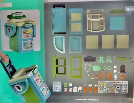 Multifunctional  2 in 1 Portable Medical Set - საბავშვო მრავალფუნქციური სამედიცინო აპარატურის ნაკრები, 5 image