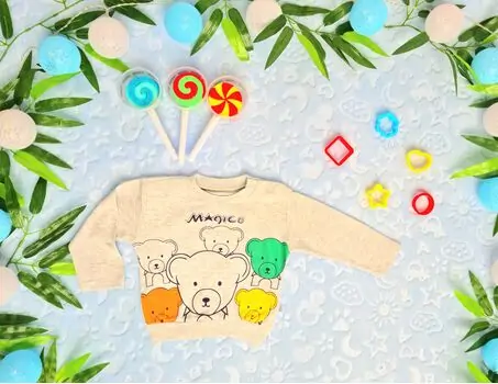Magic Bear Puan Baby 3928 გრძელ მკლავიანი მაისური Grey