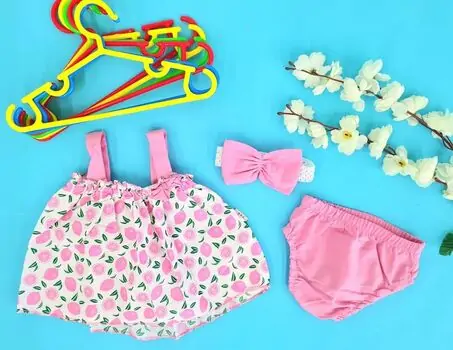 Babe dress 3 in 1 pink lemon  საბავშვო კაბა