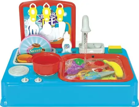 Automatic Water Circulation Sink Set - საბავშვო სამზარეულოს ფუნქციური ნიჟარა, 2 image