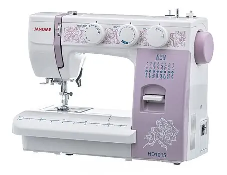 ელექტრო მექანიკური საკერავი მანქანა Janome HD1015, 3 image