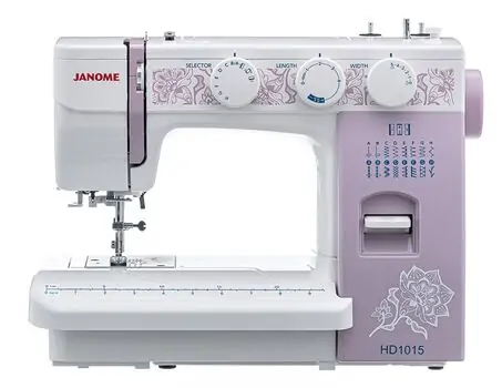 ელექტრო მექანიკური საკერავი მანქანა Janome HD1015, 2 image