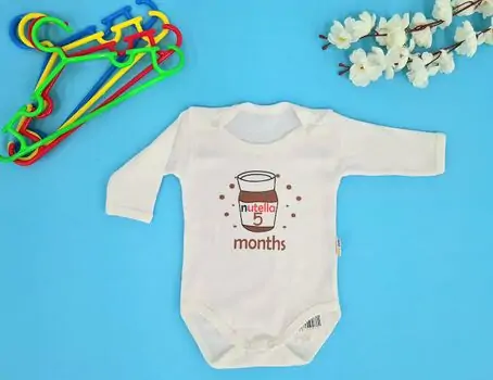 My 5th Month ATES BABY ბავშვის ბოდე 1373 Nutella 5th