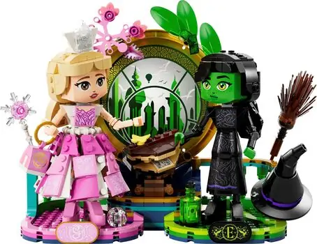 Lego Wicked 75682 Elphaba & Glinda Figures, 2 image