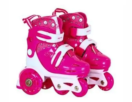 Inline Roller Skates With Flashing Light  S/27-30/ - როლიკები