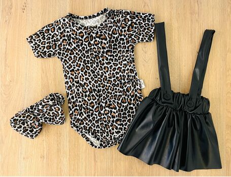 Leopard Baby Set 3in1 საბავშვო ტანსაცმლის ნაკრები 6472 ELBISE