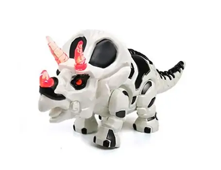 Electromechanical Triceratops White NF988-2 საბავშვო სათამაშო დინოზავრი, 3 image