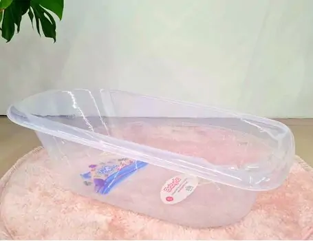 Bebekevi Baby Bathtub 1214 Transparent ჩვილის აბაზანა
