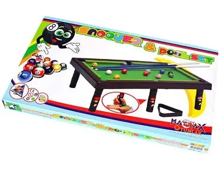Board Games - Snooker & Pool Set Billiards საბავშვო ბილიარდის მაგიდა, 3 image