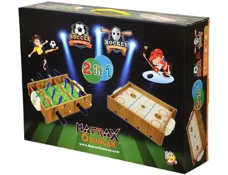 Board Games - Wooden Hockey and Table Match სათამაშო მაგიდის ჰოკეი, 3 image