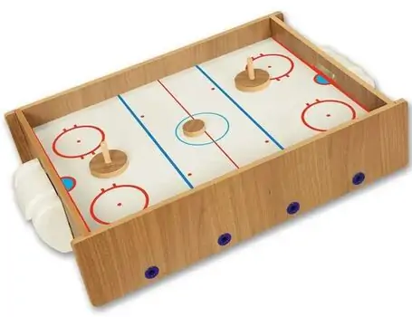 Board Games - Wooden Hockey and Table Match სათამაშო მაგიდის ჰოკეი
