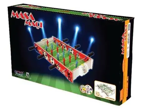 Board Games - Medium Wooden Board Match სათამაშო მაგიდის ფეხბურთი, 2 image