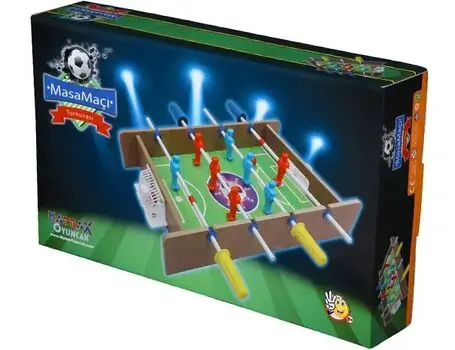 Board Games - Wooden Mini Board Match სათამაშო მაგიდის ფეხბურთი, 2 image