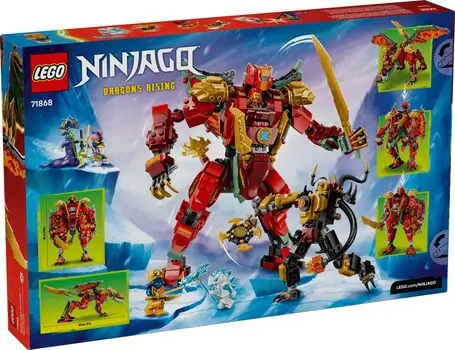 Lego Ninjago 71868 Wyldfyre's Transforming Dragon Mech, 15 image