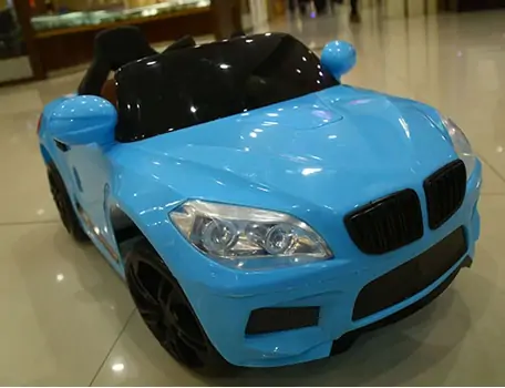 BMW 328 Blue - ელექტრო მანქანა ტყავის სავარძლით, 2 image