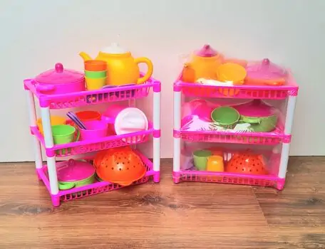 Dede 01035 TRIPLE KITCHEN SET სათამაშო სამზარეულოს აქსესუარები, 4 image
