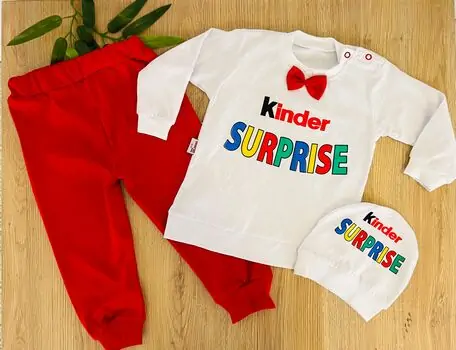 Kinder Surprise Set ჩვილის ტანსაცმლის ნაკრები MURATBABY 5886