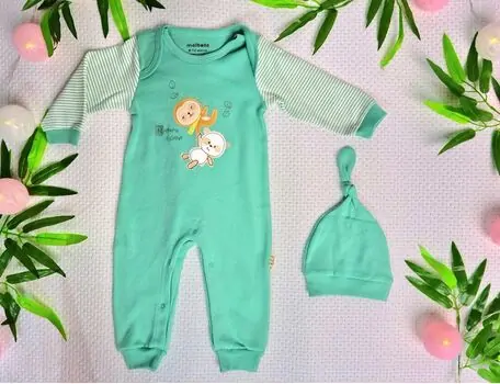 Baby Romper 26-512 Maibella Blue საბავშვო რომპერი