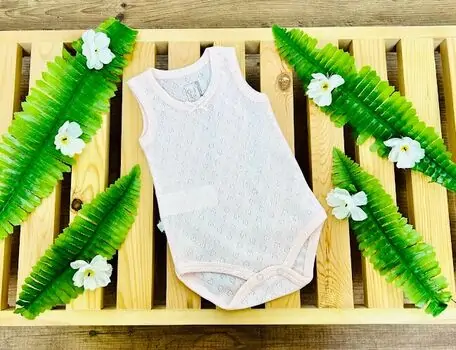 Caramell Bodysuit Basic Light Pink ჩვილის ბოდე