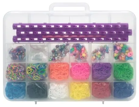 Cra-Z-Art Colossal Rubber Loom Studio Band Case დასაწნავი რეზინები, 5 image